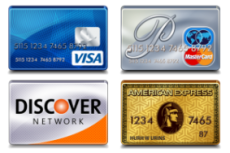 We Accept Visa Mastercard Discover and American Express in 90601 